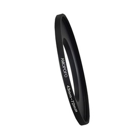 43 mm - 72 mm Step Up Filter Adapter Ring - Metal Filter Adapter Ring from Camera Lens with 43 mm Filter Thread to 72 mm Filter Ring Accessories