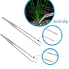 Fistoy Aquarium Aquascaping Tool, Long Tweezers Scissors Spatula, 4 in