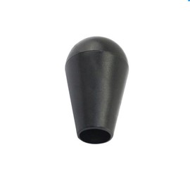 TopHomer Arcade Game Ellipse Oval Head Joystick Ball Top Handle Rocker Replacement DIY Parts, Color Red White Black(Black)