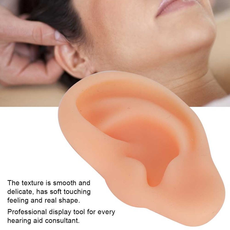 Professional Simulated Ear Model Acupuncture Practice Massage Teaching ToolLeft