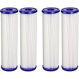 CFS – 4 Pack Water Filter Cartridges Compatible with EQ-PFC.35 Models – Remove Bad Taste & Odor – Whole House Replacement Water Filter System, White