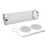 Stainless Steel Rolling Grilling Basket Wire Mesh Cylinder Grill Basket