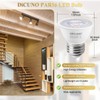 DiCUNO PAR16 LED Bulb 60W Equivalent, 6W Short Neck Spotlight