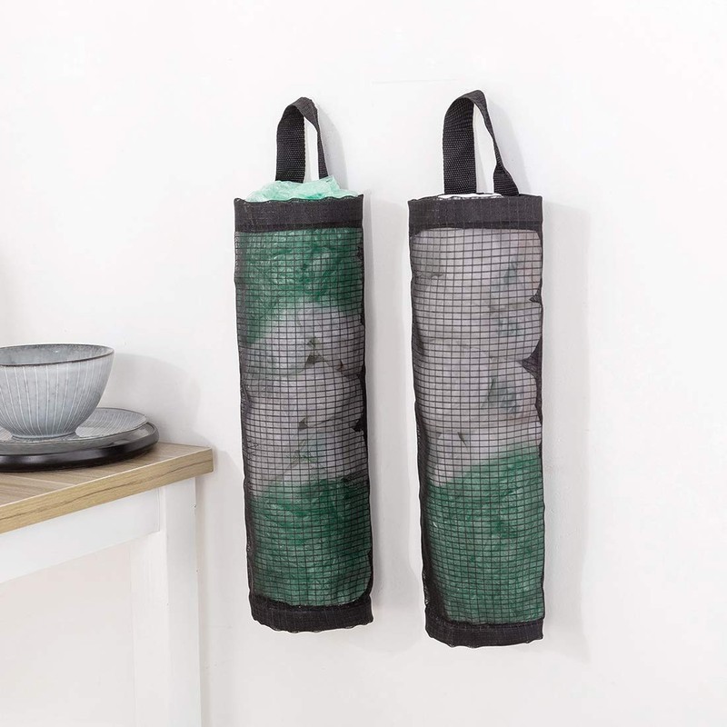 Grocery Bag Stocker, Trash Bag, Plastic Bag Storage, Wall Mounted