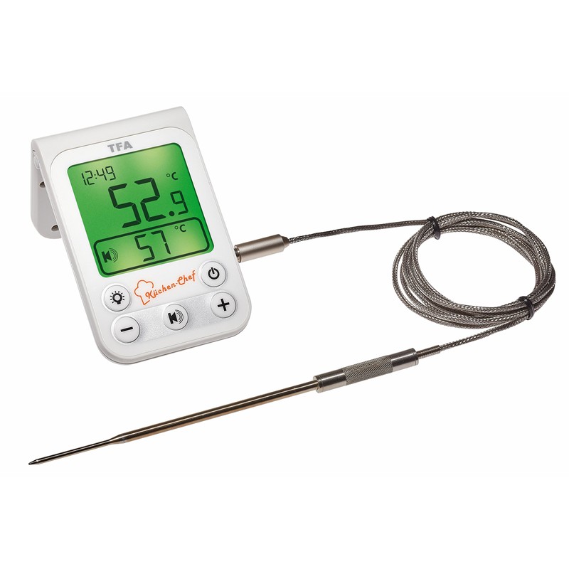 TFA Dostmann 14.1510.02 Kitchen-Chef Digital Meat And Oven Thermometer with