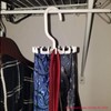 Z ZICOME 3 Pack Twirl Ties Rack Closet Organizer Tie