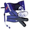 Mosconi Unisex Senior Bora Trio Snorkel Set, XXL