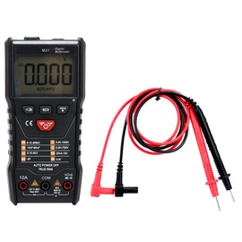 6000 Count Backlight AC/DC Digital Car Multimeter Portable True RMS Multimeter for Current Voltage TestingBlack