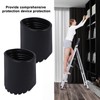 FOYTOKI Ladder Pads: 4pcs Ladder Feet Cover Non-Slip Rubber Step