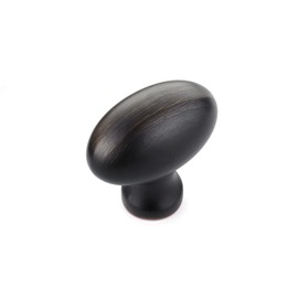 Richelieu Hardware - BP444340BORB - Traditional Metal Knob - 4443 - Brushed Oil-Rubbed Bronze Finish