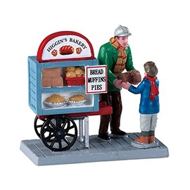 Lemax Delivery Bread Cart