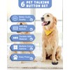 Acools Dog Buttons for Communication, 6 Pcs Dog Talking Button