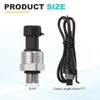 sourcing map Pressure Transducer Sender Sensor with Connector, G1/4" 200