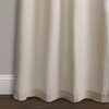 Lush Decor Milo Linen Window Curtain Panel Pair, 84" x