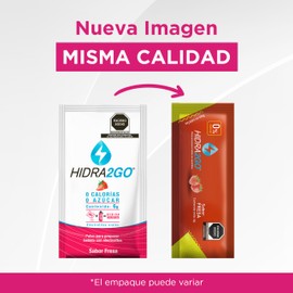Electrolitos sin Azucar | Pack de 60 Unidades - 6gr por Unidad en Sobre - Electrolitos en Polvo Soluble 600ml | Sabor Fresa | Sin Calorias, Sin Azucar, Libre de Gluten y Vegano |HIDRA2GO