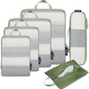 BAGAIL 5 Set/6 Set Ultralight Compression Packing Cubes Travel Accessories