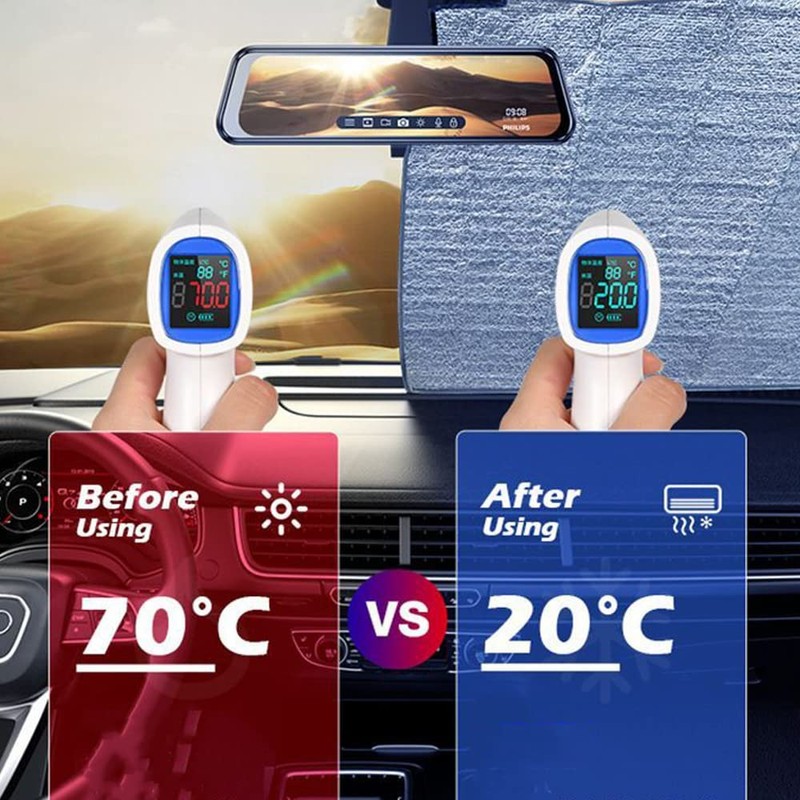 Sonnenschutz Auto Frontscheibe, Sonnenblende Frontscheibe Windschutzscheibe Faltbar UV-Schutz Sonnenschirm Schutz