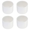Rebower 4 Pack Screw Thread Protector Cover Rubber End Caps,