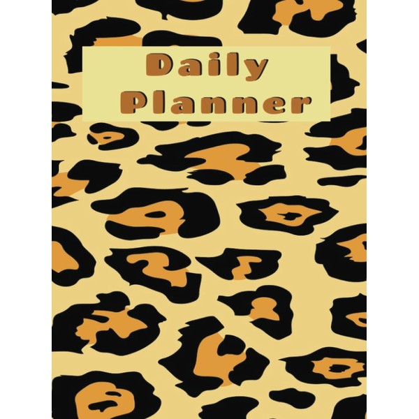 365 Day Productivity Planner Cheetah Print