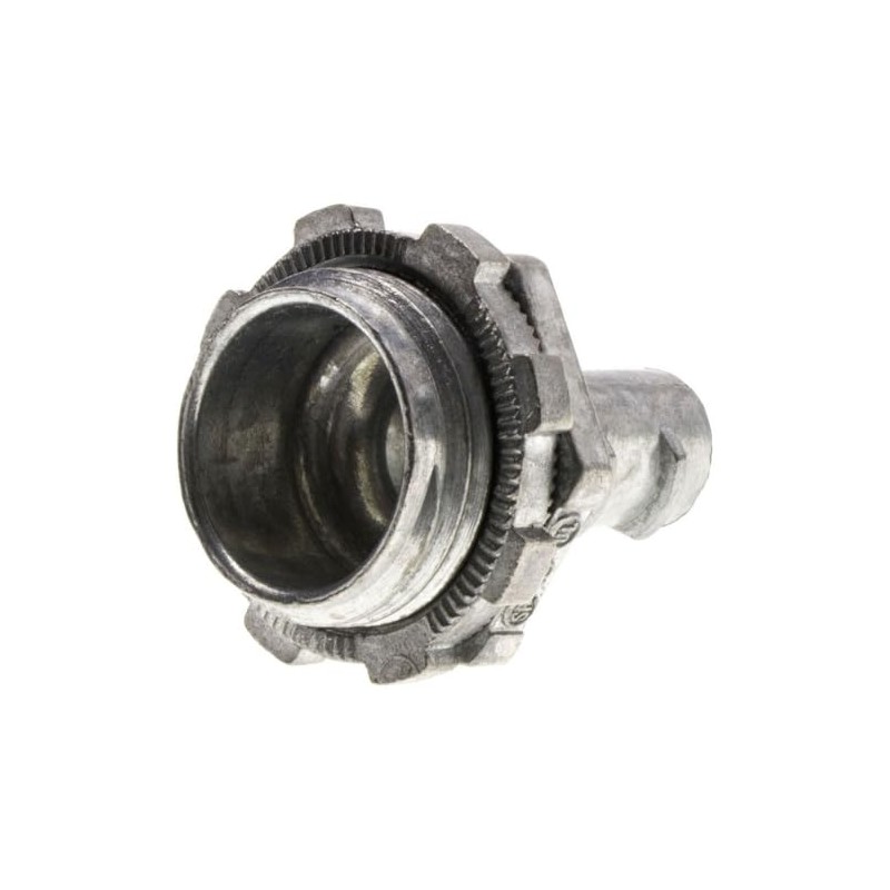 Bridgeport 521-DC2 Flexible Metal Conduit Screw-In Connector 3/4 In,