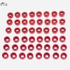 Unbranded Red Engine Bolt Kit For Harley Touring Sportster Trike