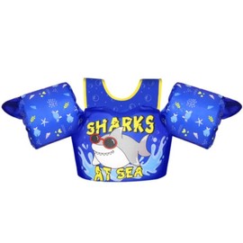 US Coast Guard Kids Life Vest Float Life Jacket Toddler Swim Vest Kids Arm Ring Baby 2-7 Years Old Pool Swim