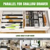 ANTOWIN Bamboo Drawer Dividers Organizers, Drawer Separators Splitter,17-22 inches Long