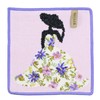 Faylor Handkerchief Hand Towel, Ladies, Miss Flower, Lilac, Violet, 9.8