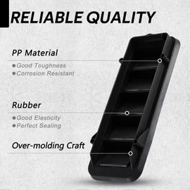 2PCS Upgraded Back Panel Air Vent Relief Grille, Cabin Pressure Air Vent Relief Valve Panel Grille Compatible with Colorado Silverado 1500 2500 3500 Sierra 1500 2500 3500 Replace#: 13596856
