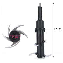 KOOLEVER Blender 6-Blade Replacement for Ninja 72 oz Pitcher, for Nutri Ninja NJ600 NJ600RC NJ602CO BL660 BL642 BL660C BL700C BL700 BL500 B500C BL780 BL700C NC600CCO Blending Blade Replacement Parts