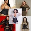 Mesh Corset Waist Trainer for Women - Underbust Corset Lace