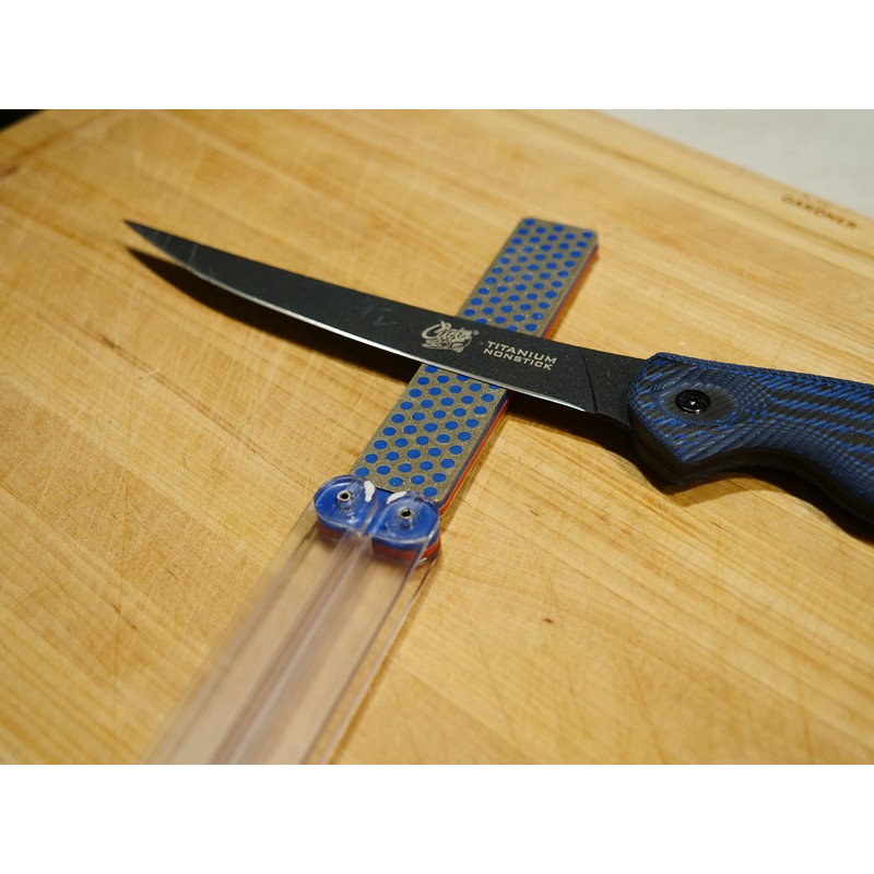 DMT FWFC DuoSharp Double-Sided Diamond Sharpening Stone for Knives and
