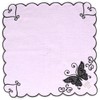 ANNA SUI 109109-0004-01 Large Towel Handkerchief 11.0 inches (28 cm)