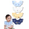 &COCO Bibs, Waterproof, Set of 4, Baby Bibs, Cotton, Boys,