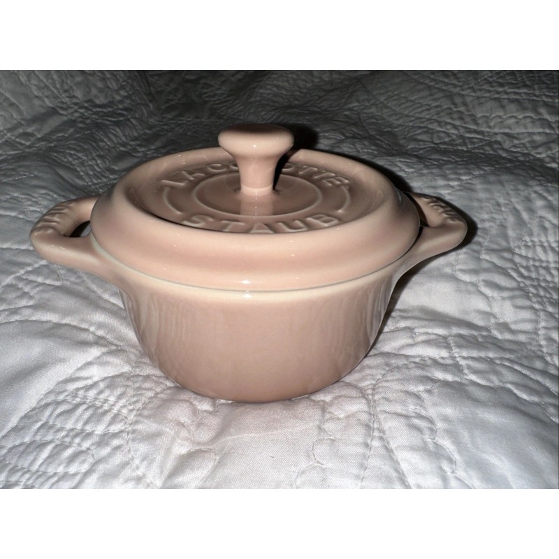 Staub New STAUB Mini La Cocotte Light Pink Ceramic Casserole