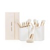 SIXPLUS X MATT ROSE Makeup Brushes Set of 11 ENJOY