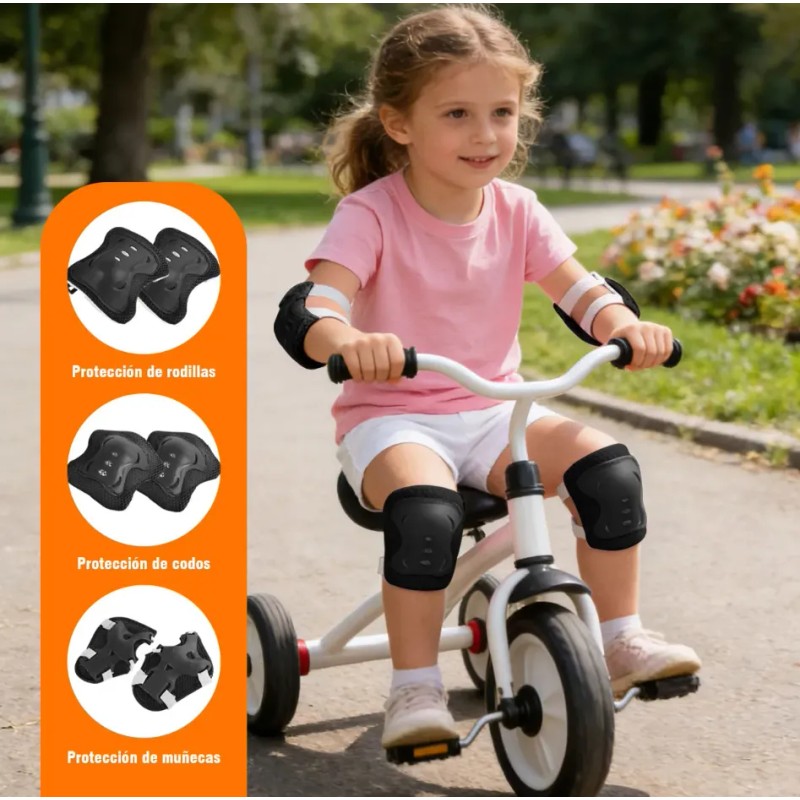 Trixter Kit Equipo De Protección Para Patinar Niños Conjunto De