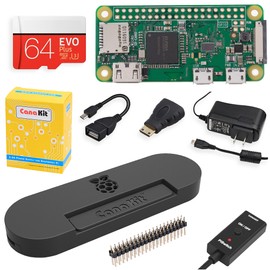 CanaKit CanaKit Raspberry Pi Zero W (Wireless) Complete Starter MAX Kit with Premium Black Case (64GB Edition)