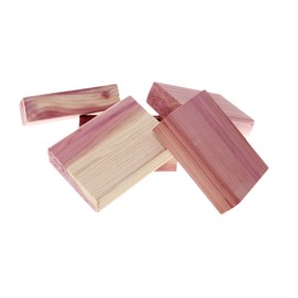 TelMo® Red Cedar Blocks, Pack of 5, Natural Moth Protection without Chemicals