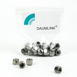 DAUMLINK® Cap nut, low shape DIN 917, material V2A stainless steel (25 pieces) for screw look and against injury, dirt and damage (M6)