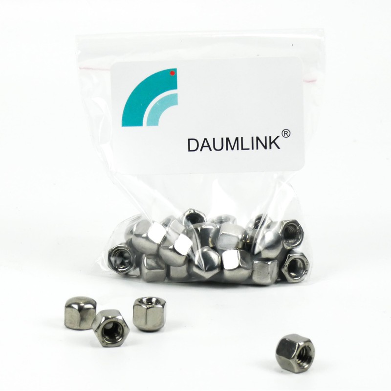 DAUMLINK® Cap nut, low shape DIN 917, material V2A stainless