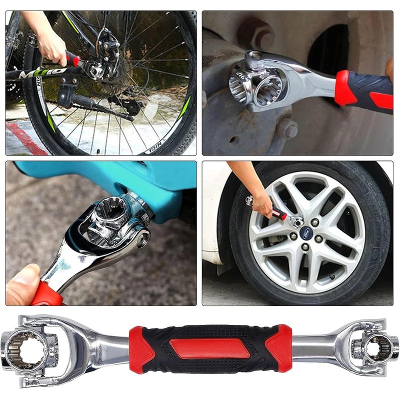 48 in 1 Socket Wrench, Stainless Steel Multi Function Tool