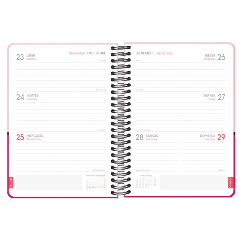 Dohe - A5 Academic Diary 2023-2024 - Week to View