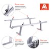 AA-Racks Model APX2502-SLV Low-Profile Utility Aluminum Pick-Up Truck Ladder Rack