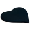 Grain Pillow Heart ca. 30 x 25 cm dark blue,