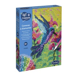 Sentosphère 3920290 Diamond Painting Hummingbird Creative Kit DIY for Children and Adults