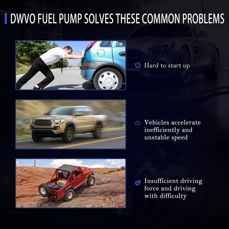 DWVO Fuel Pump Compatible with 2001 2002 2003 2004 Ford