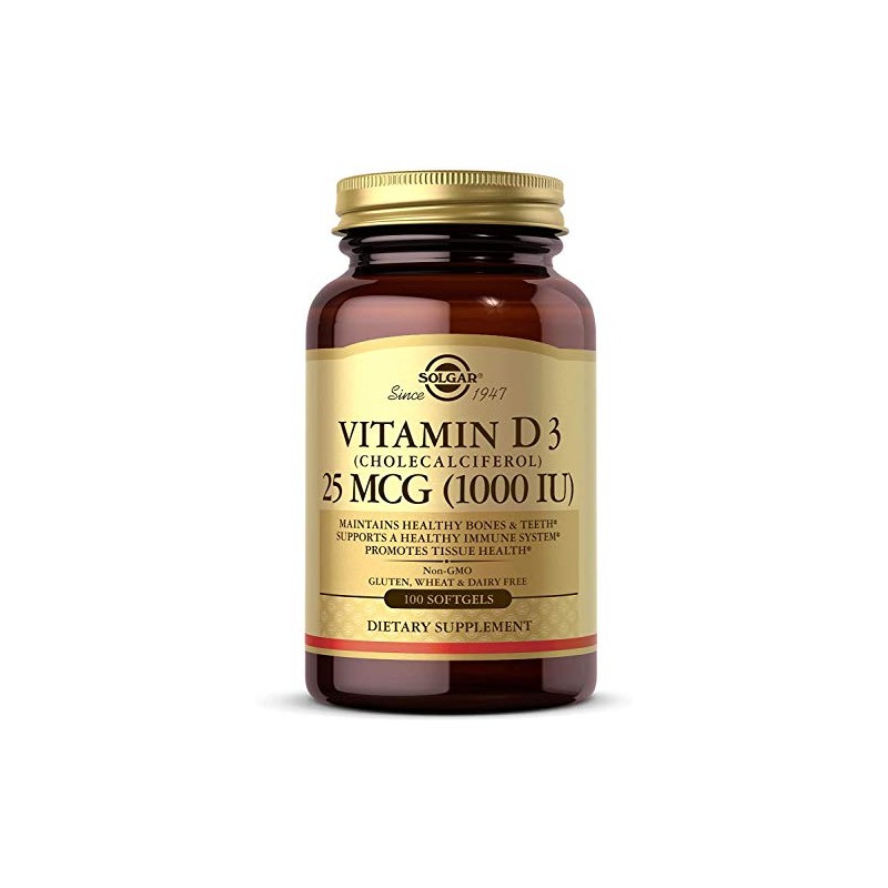 Solgar VIT. D3 25 UG/(1000iu) 100 Softgel