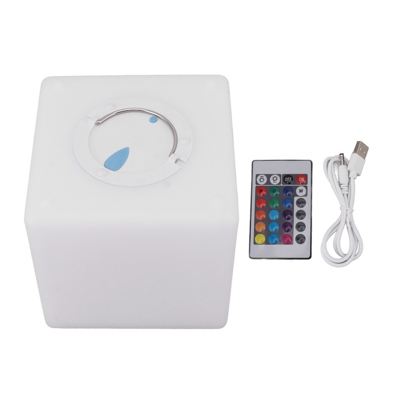 Cordless LED Cube Night Light USB Charging Cube Night Light