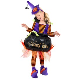 Princess Paradise Girl's Cauldron Witch Costume, Small